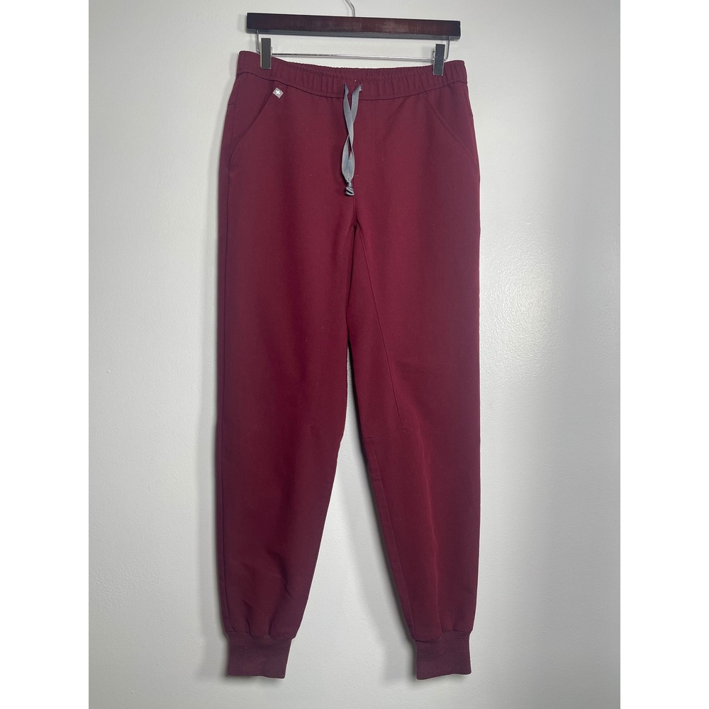 FIGS Technical Collection Tansen Jogger Scrub Pants Maroon Small MXXSW2004 Nurse - Picture 1 of 7